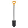 Ásó, hegyes, FISKARS "Solid", fekete