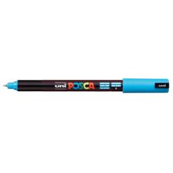 Dekormarker, 0,7 mm, UNI "Posca PC-1MR", világoskék