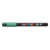 Dekormarker, 0,7 mm, UNI "Posca PC-1MR", zöld