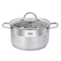 Főzőedény / lábas, fedővel, 24 cm, 6,2 liter, RESTO "Rigel 92105"
