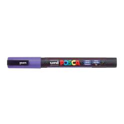 Dekormarker, 0,9-1,3 mm, UNI "Posca PC-3ML", fényes lila