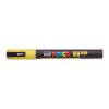 Dekormarker, 0,9-1,3 mm, UNI "Posca PC-3ML", fényes sárga