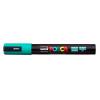 Dekormarker, 1,8-2,5 mm, UNI "Posca PC-5M", smaragdzöld