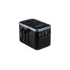 Utazó adapter, univerzális, USB-A(QC 3.0)/USB-C(PD61W)2xUSB, VERBATIM "UTA-04"