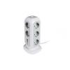 Elosztó, álló, 11 aljzat, 2xUSB-A, 2xUSB-C, VERBATIM "EUPT-01"