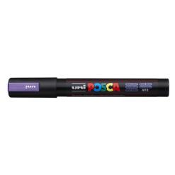 Dekormarker, 1,8-2,5 mm, UNI "Posca PC-5M", metállila