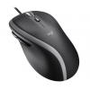 Egér, vezetékes, optikai, USB, normál méret, LOGITECH, "M500S", fekete