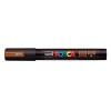 Dekormarker, 1,8-2,5 mm, UNI "Posca PC-5M", bronz