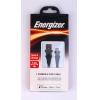 USB kábel, USB-A - Lightning (Apple), 1,2m, ENERGIZER, fekete