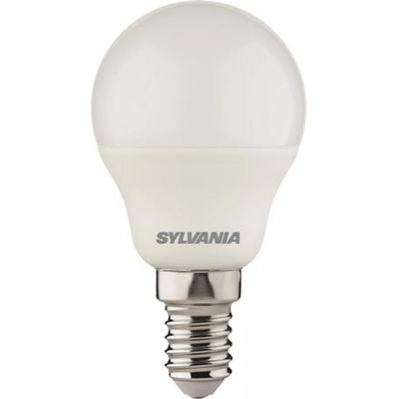 LED izzó, E14, kisgömb, 6,5W, 806lm, 2700K (MF), SYLVANIA "ToLEDo"