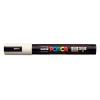 Dekormarker, 1,8-2,5 mm, UNI "Posca PC-5M", elefántcsont