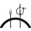 USB kábel, 3-az-1-ben USB A–Light/Micro/C, 2m, VARTA