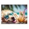 Gumis mappa, 15 mm, PP, A4, PANTA PLAST, "Chillout dog"