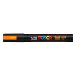 Dekormarker, 1,8-2,5 mm, UNI "Posca PC-5M", fluor narancs
