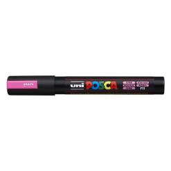 Dekormarker, 1,8-2,5 mm, UNI "Posca PC-5M", fluor rózsaszín