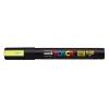 Dekormarker, 1,8-2,5 mm, UNI "Posca PC-5M", fluor sárga