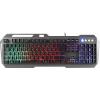 Billentyűzet, vezetékes, gaming, fém, USB, HUN, SPEEDLINK "LUNERA RGB Rainbow", fekete