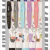 Zseléstoll készlet, 0,33 mm, nyomógombos, ZEBRA "Sarasa Clip Kawai Animal"