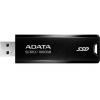 SSD (külső memória), 1TB, USB 3.2, 500/550MB/s, ADATA "SC610", fekete-piros