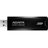 SSD (külső memória), 2TB, USB 3.2, 500/550MB/s, ADATA "SC610", fekete-piros