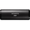 SSD (külső memória), 1TB, USB 3.2, 800/1000MB/s, ADATA "SE760, fekete