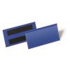 Logisztikai zseb, 100x38 mm, fekvő, DURABLE, mágnessel, sötétkék