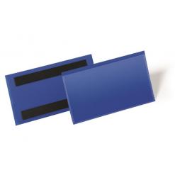 Logisztikai zseb, 150 x 67 mm, fekvő, DURABLE, mágnessel, sötétkék