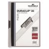 Gyorsfűző, klipes, A4, DURABLE "DURACLIP® 30", szürke