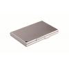 Névjegykártyatartó tárca, fém, 20 db-os, DURABLE "CARD BOX DUO", ezüst