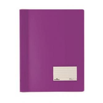 Gyorsfűző, A4, extra erős, DURABLE "DURALUX®", áttetsző lila