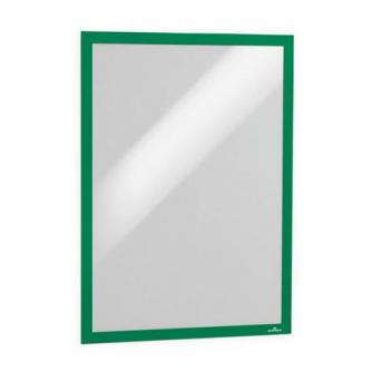 Infokeret, A3, öntapadó háttal, DURABLE "DURAFRAME®", zöld