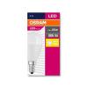 LED izzó, E14, kisgömb, P48, 8W, 806lm, 2700K (MF), OSRAM "Value"