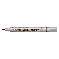 Táblamarker, 4,2 mm, kúpos hegy, PENTEL, fekete