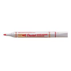 Táblamarker, 4,2 mm, kúpos hegy, PENTEL, piros