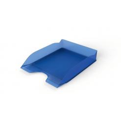 Irattálca, műanyag, DURABLE, "Basic", áttetsző kék