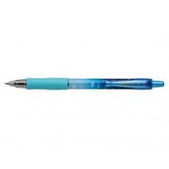 Zseléstoll, 0,32 mm, nyomógombos, PILOT "G-2 Blue Bubble", kék