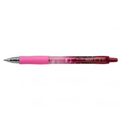 Zseléstoll, 0,32 mm, nyomógombos, PILOT "G-2 Pink Bubble", kék