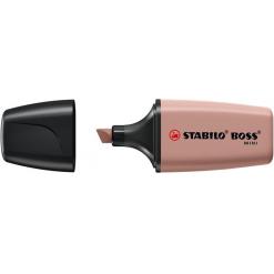 Szövegkiemelő, 1-4 mm, STABILO "Boss Mini Nature vibes", sötétbarna