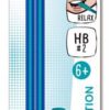 Írástanuló grafitceruza, HB, háromszögletű, szilikon vég, MAPED "Kidy Learn Concentration"