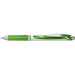 Zseléstoll, 035 mm, nyomógombos, PENTEL "EnerGel BL77", világoszöld