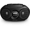 Rádió, CD-lejátszóval, PHILIPS "AZ215", fekete