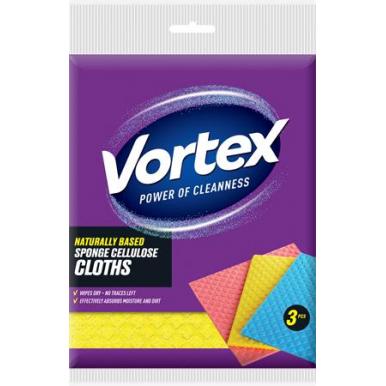 Szivacskendő, 3 db, VORTEX