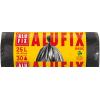 Szemeteszsák, 25 l, 30 db, 44x50 cm, 8 µ, ALUFIX "Economy", fekete
