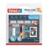Akasztó, öntapadó, S méret, TESA "Powerstrips CLICK"