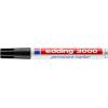 Alkoholos marker, 1,5-3 mm, kúpos, EDDING "3000", fekete