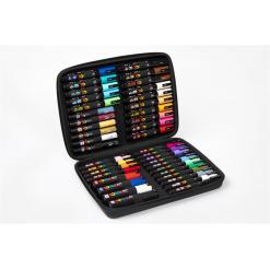 Dekormarker-készlet, táskában, UNI "Posca", 40 darabos