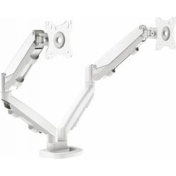 Monitortartó kar két monitorhoz, FELLOWES "Eppa™  "Dual", fehér