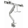 Monitortartó kar, két monitorhoz, FELLOWES "Eppa™ Crossbar", ezüst