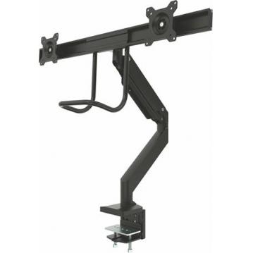 Monitortartó kar, két monitorhoz, FELLOWES "Eppa™ Crossbar", fekete