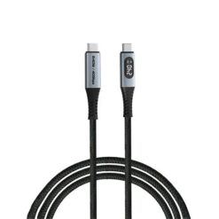 USB kábel, USB-C - USB-C, 1,2 m, 240W, teljesítménykijelzővel, VERBATIM